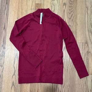 Lululemon 3/4 zip long sleeve shirt
